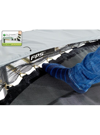 Батут EXIT Елегант Преміум 244х427 см сірий